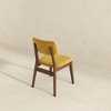 Vynxaria Dark Yellow Dining Chairs - Set of 2 for Mid-Century Charm - 2 of 4