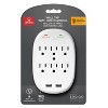 Globe Electric 6 Outlet Adapter White - 2 of 3