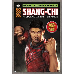 Trends International Marvel Shang - Legend of Ten Rings - Action Issue Framed Wall Poster Prints - 1 of 4