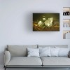 Trademark Fine Art -Martin Johnson Heade 'Magnolias On Gold Velvet Cloth' Canvas Art - 2 of 4