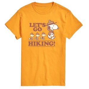 Men's - Peanuts - Lets Go Hiking Short Sleeve Graphic T-Shirt - 1 of 4