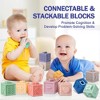 Montessori Baby Toy Set with Stacking Blocks, Teethers and Sensory Balls for Ages 6-12 Months - 4 of 4