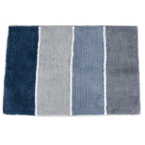 20 X30 Cubes Bath Rug Blue Gray Skl Home Target