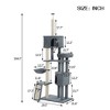104" Tall Cat Tree for Indoor Cats,Multi-Level Cat Tower, Cat Condo with 3 Perches, 2 Caves, Basket, Scratching Board, Cat Climbing Stand for Cat Play - 4 of 4