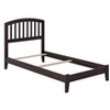 AFI Furnishings Richmond Twin Extra Long Traditional Bed with Open Footboard and Turbo Charger in Espresso - 4 of 4