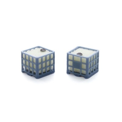 3D to Scale 1/64 2 Pack of 3D Printed White Plastic IBC Pallet Tanks 64-250-GY