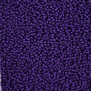 John Bead Czech Glass Seed Beads 10/0 Terra Intensive Purple Matte, 500g - 1 of 1