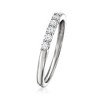 Ross-Simons 0.20 ct. t.w. Lab-Grown Diamond 5-Stone Ring in Sterling Silver - 3 of 4