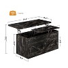 WOWLIVE Lift Top Coffee Table with Storage for Living Room, Farmhouse Rectangular Coffee Tables with Hidden Compartment - 3 of 4