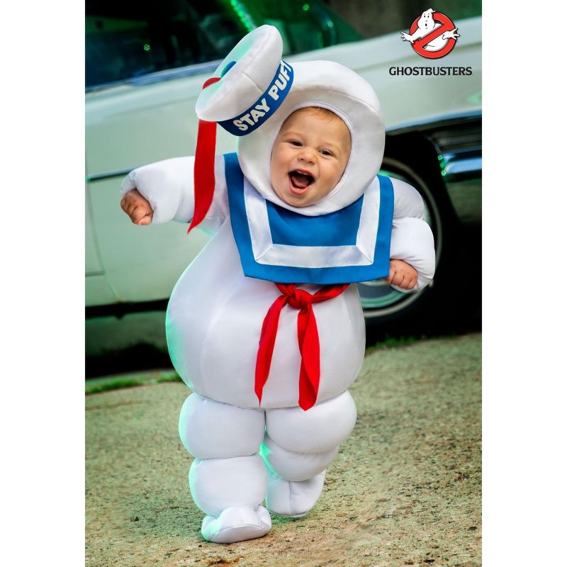 HalloweenCostumes.com Infant Ghostbusters Stay Puft Costume., 4 of 5