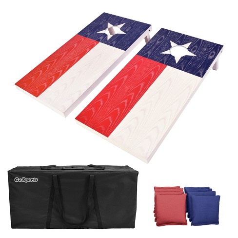 Cornhole Board Set - Texas Flag