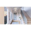 Urban Ambiance Luxury Farmhouse Ceiling Light 6.5''H x 14.375''W,  Galvanized Steel Finish,  Adelaide Collection, UHP4040 - 2 of 4