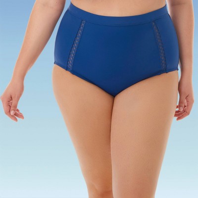 womens navy swim bottoms