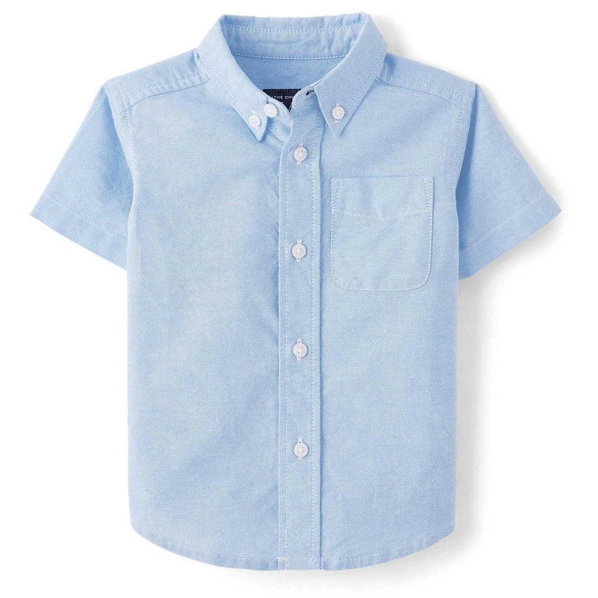 The Children's Place Toddler Boys Uniform Short Sleeve Oxford Button Down Shirt