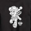 Boys' - Paw Patrol - Chase Christmas Bells Graphic Long Sleeve Fleece Sweatshirt - 2 of 4