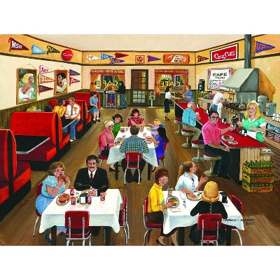 Sunsout Downtown Cafe 300 pc   Jigsaw Puzzle 22132
