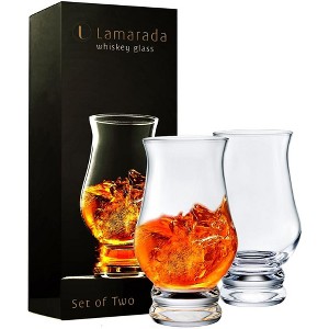 Lamarada Set of 2 Exquisite Snifter Whiskey Glasses - 8oz. - 1 of 4