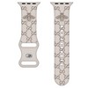 HTUTWOO Bee Engraved Apple Watch Band, Two Tone Silicone Sports Strap 38/40/41/42/44/45/46/49 mm for iWatch Series 10 9 8 7 6 5 4 3 2 1 SE Ultra - 3 of 3