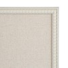 Kate and Laurel Makenna Rectangle Fabric Pinboard, 24x36, White - 2 of 4