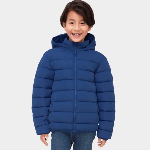 Куртка Rokka&Rolla Stand Up Collar Light Puffer Jacket-Blue, size 8 для мальчиков, цвет: Синий