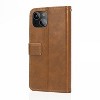 SaharaCase Folio Wallet Case for Apple iPhone 13 and iPhone 14 Brown (CP00140) - 2 of 4
