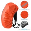 Unique Bargains Waterproof Backpack Rain Cover with Vertical Reflective Strap - 3 of 4