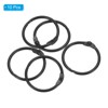 Unique Bargains Metal Anti-Rust Round Binder Rings for Key Chain Scrapbooks 10 Pcs - 3 of 4