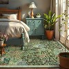 Jungle Print Washable Rug - Non-Slip Low Pile Stain Resistant Carpet for Living Room, Bedroom, Nursery, Playroom - 4 of 4