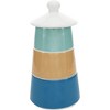 Pavilion Gift Company - Beach - Stackable 100% Soy-Filled Candles (Set of 3) - Flame Candles - 4 of 4