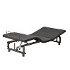 TiramisuBest Queen Size Bed Frame with Charging Station, Upholstered Headboard & Metal Platform, Grey - 2 of 4