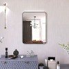 PAGED 24 x 32 Inch Bathroom Mirror, Rectangle Vanity Mirror with Aluminum Alloy Mirror Frame, Wall-mounted Mirror for Bathroom, Living Room - 2 of 4