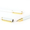 Sugar Paper Essentials 2pk Ballpoint Pen Black Ink White and Gold: 1.0mm Point, Art & Stationery, Office Gifts, 5.5" Length - 3 of 4