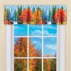 Collections Etc Colorful River Woodland Forest Scene Window Valance - 2 of 3