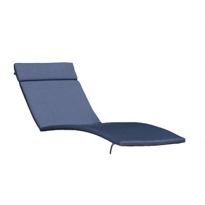 Navy blue best sale chaise lounge cushions