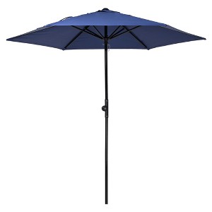 Yescom 7.5 Ft Outdoor Patio Umbrella with Tilt Strap UV Sunshade Garden Parasol for Yard Deck Market Pool - 1 of 4