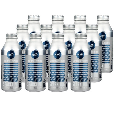 Open Water, Still Bottled Water with Electrolytes in 16-oz Aluminum Bottles  (2 Cases, 24 bottles - Still)