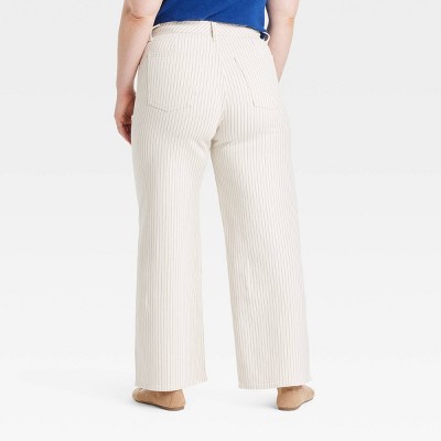 Women's High-Rise Sailor Wide Leg Ankle Jeans - Universal Thread' - image 5