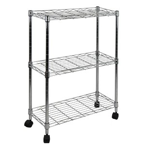 Oceanstar 3-Tier Shelving All-Purpose Utility Cart - 1 of 4
