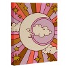 Deny Designs: UV Resistant 8"x10" Kira Moonburst Dolphin Canvases, Modern Wall Art Set - 2 of 4
