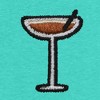 Dalix Mens Espresso Martini Midweight Garment Dye Tee - 2 of 4