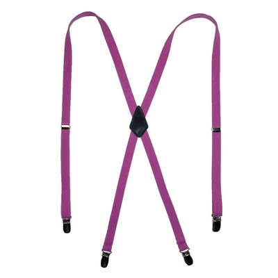 1.5” Elastic Adjustable Clip-End Suspenders, bright colors