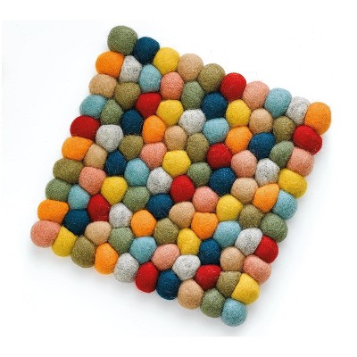 CILIO VIRGIN WOOL TRIVET "COLORE"
