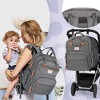 RUVALINO Large Diaper Bag Backpack, Multifunction Travel Maternity Baby Changing Bags - 3 of 4