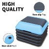 High platform aerobic exercise platform,with 4 vertical pipes, adjustable height, suitable for home gym exercise and fitness - 4 of 4