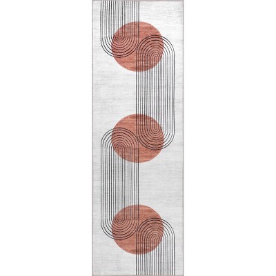 nuLOOM Martine SpinClean Machine Washable Stain-Resistant Area Rug