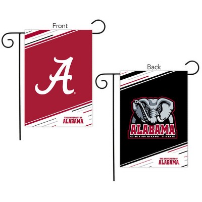 University of Alabama Double-Sided Red and Black Polyester Garden Flag
