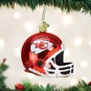 Old World Christmas Blown Glass Ornament for Christmas Tree, Kansas City Chiefs Helmet - 3 of 4