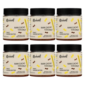 Revival Food Co. Raw Cacao Coconut Craft Almond Butter - Case of 6/10 oz - 1 of 4