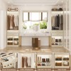 Besiost 50-In Freestanding Closet System Set with Wood Drawers, Closet Organizer with Shoe Rack and Cubbies Storage - 4 of 4