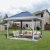 13x13ft Pop Up Gazebo w/ Mosquito Net - STO-N-Go Wheeled Bag, Canopy Tent for Backyard - 3 of 4